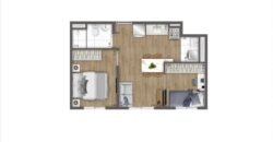 Apartamento para Venda em São Paulo, Vila Penteado, 2 dormitórios, 1 banheiro