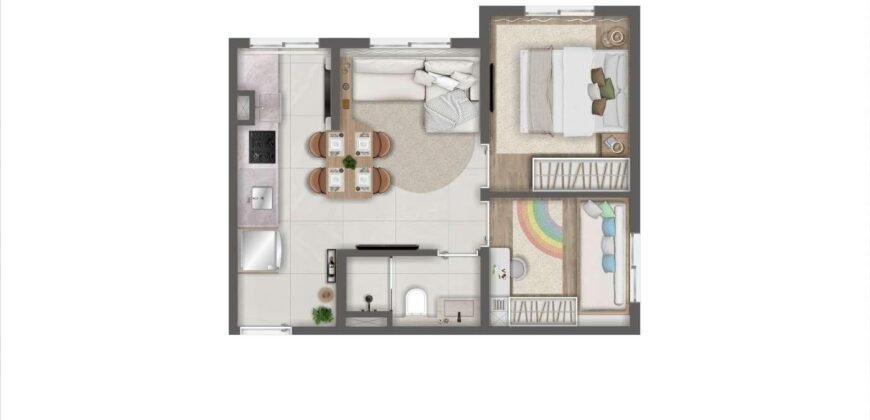 Apartamento para Venda em São Paulo, Vila Penteado, 2 dormitórios, 1 banheiro