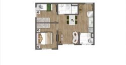 Apartamento para Venda em São Paulo, Vila Penteado, 2 dormitórios, 1 banheiro